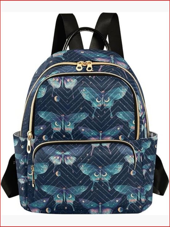 Mini Backpack Purse Quilted Lightweight Travel Daypack Shoulder Bag